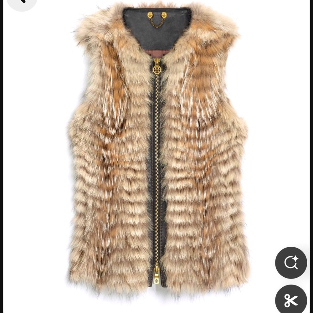 Tory Burch fur jacket